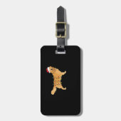 Golden Retriever Holiday Christmas Light Essential ラゲッジタグ (正面縦)