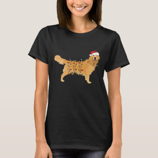 Golden Retriever Holiday Christmas Light Essential Tシャツ