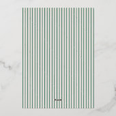 Golden Retriever Holiday Pun Photo Foil Card 箔シーズンカード (裏面)