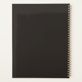 Golden Retriever Hosting a Podcast プランナー手帳 (裏面)