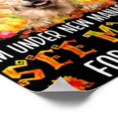 Golden Retriever I Am Not Retired I'm Under New Ma ポスター (角)