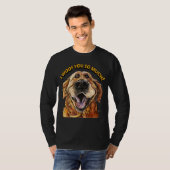 Golden Retriever I WOOF YOU SO MUCH Dog I LOVE YOU Tシャツ (正面フル)