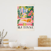 Golden Retriever in Bathtub Art Print Matisse ポスター (キッチン)