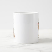 Golden Retriever Love ジャンボコーヒーマグカップ (正面)