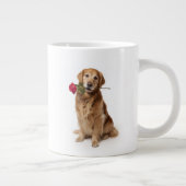 Golden Retriever Love ジャンボコーヒーマグカップ (右)