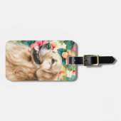 Golden Retriever Luggage Tag ラゲッジタグ (正面横)