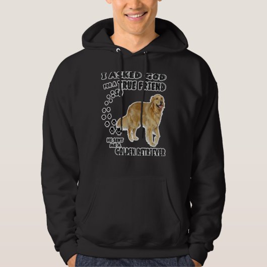 Golden Retriever Mom Dad Costume Cute パーカ (正面)