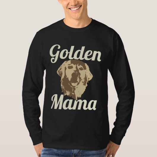 Golden Retriever Mom Golden Mama Dog Cute Tシャツ (正面)