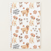 Golden Retriever Mom Pattern プランナー手帳 (正面)