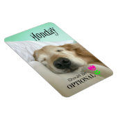 Golden Retriever Mondayおもしろいはオプションである必要がある マグネット (右側)
