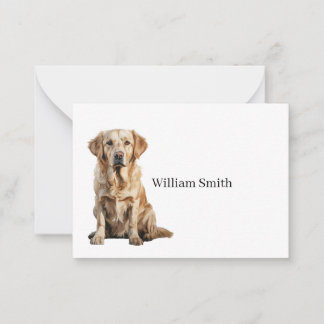 Golden Retriever Note Card ノートカード
