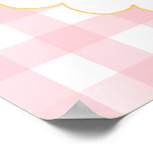 Golden Retriever One Golden Year Birthday Welcome ポスター (角)