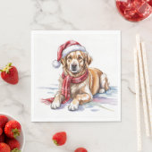 Golden Retriever Paper Napkin スタンダードランチョンナプキン (インサイチュ)