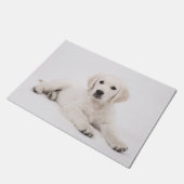 Golden Retriever Photo ドアマット (アングル)