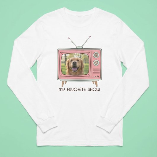 Golden Retriever Photo T-Shirt – My Favorite Show Tシャツ