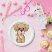 Golden Retriever Puppy ペーパープレート (パーティー)