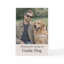 Golden Retriever Puppy Raiser Thank You