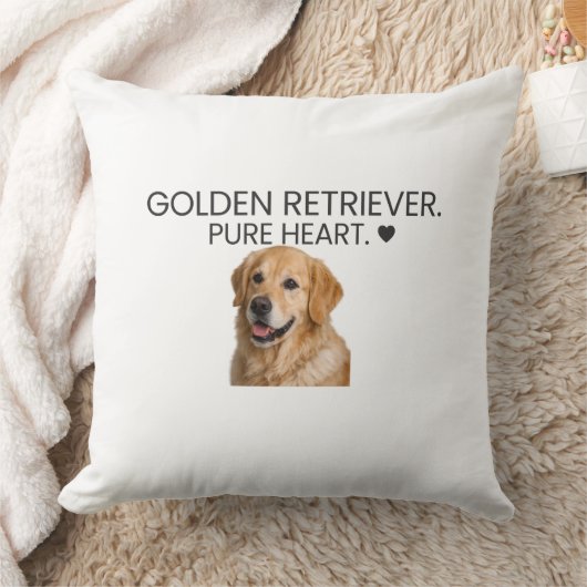 Golden Retriever Pure Heart ♥ Decorative クッション (ブランケット)