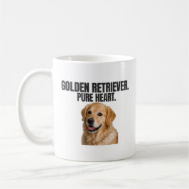 Golden Retriever. Pure Heart. Dog Lover Coffee コーヒーマグカップ