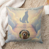 Golden Retriever Rainbow Bridge Memorial Pillow クッション (ブランケット)