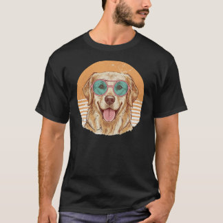 Golden retriever tシャツ