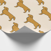 Golden Retriever Tissue Paper  ラッピングペーパー (角)