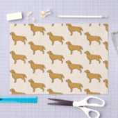 Golden Retriever Tissue Paper  薄葉紙 (クラフト)