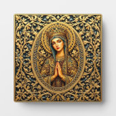 Golden Reverence Virgin Mary フォトプラーク (正面)