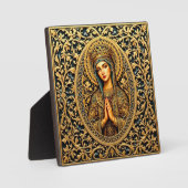 Golden Reverence Virgin Mary フォトプラーク (正面)