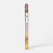 Golden Reverie – Abstract Watercolor & Gold Phone  iPhone 16ケース (左側面)