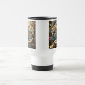 Golden Robot Hand Holding Gold Tree Of Life トラベルマグ (中央)