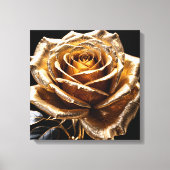 Golden Rose キャンバスプリント (正面)