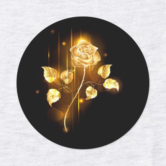 Golden rose ( gold rose ) ラベル (デザイン2)