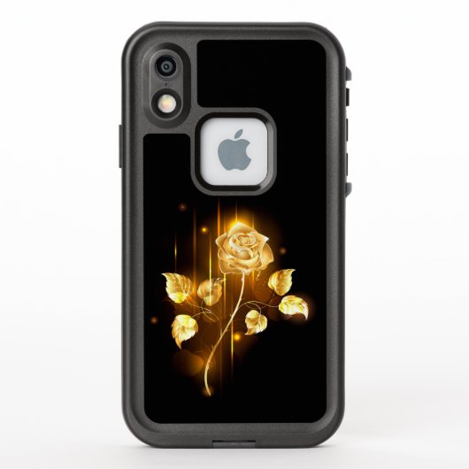 Golden rose ( gold rose ) LifeProof iPhoneケース (裏面)