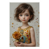 Golden Rose Portrait ポスター (正面)