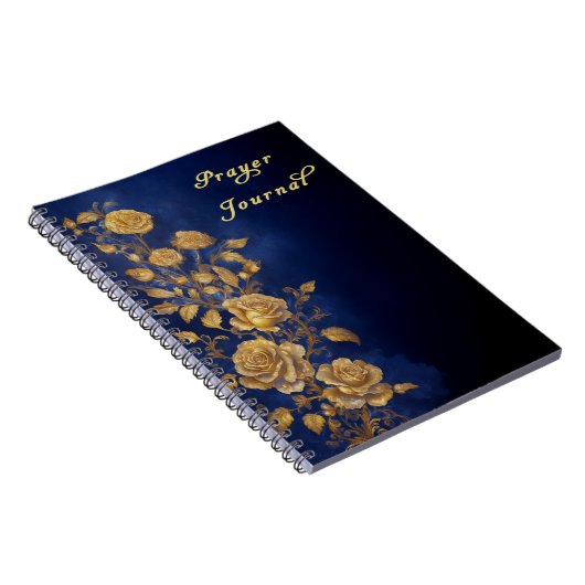 Golden Roses Prayer Journal ノートブック (右側)