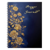 Golden Roses Prayer Journal ノートブック (正面)