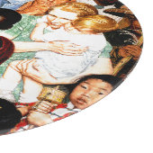 Golden Rule (Do unto orthers) by Norman Rockwell カッティングボード