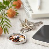 Golden Rule (Do unto orthers) by Norman Rockwell キーホルダー (側面)