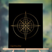 Golden Sacred Geometry Acrylic Wedding Sign アクリルサイン (ニュートラル)