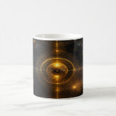 Golden Sacred Geometry Space コーヒーマグカップ (中央)