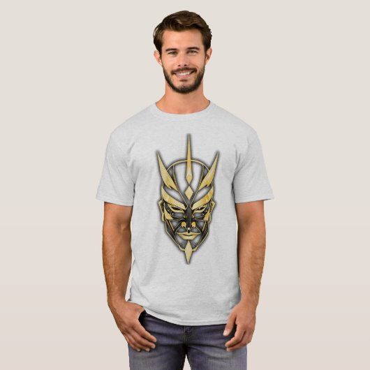 Golden Samurai Mask Graphic Tee Tシャツ (正面フル)