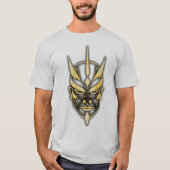 Golden Samurai Mask Graphic Tee Tシャツ (正面)
