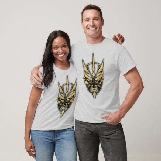 Golden Samurai Mask Graphic Tee Tシャツ (ユニセックス)