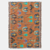 Golden Sands Revival: Authentic Egyptian Antiquity スローブランケット (正面縦)