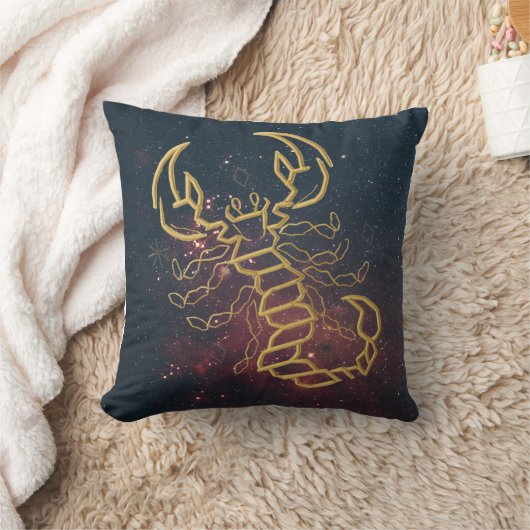 Golden Scorpio Magnet クッション (ブランケット)