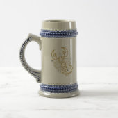 Golden Scorpio Stein ビールジョッキ (左)