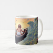 Golden Serenity コーヒーマグカップ (正面右)