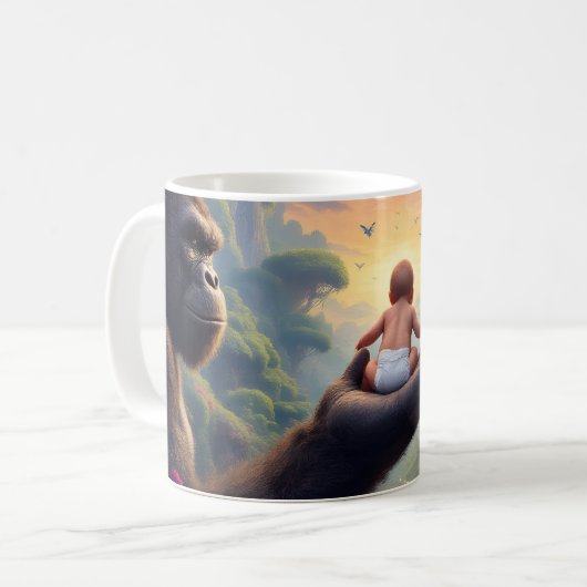 Golden Serenity コーヒーマグカップ (正面左)