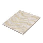 Golden Serenity Marble Waves – Luxury Seamless タイル (側面)